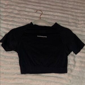 Alphalete Charcoal Gray Crop Top